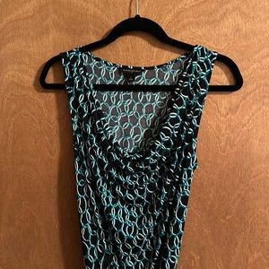 Banana Republic sleeveless dress size small pattern